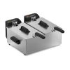 Фритюрниця Tristar FR-9342 подвійна 3600 Вт 6 л Silver (8711658525723)