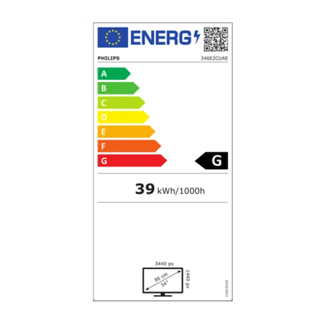 Монітор Philips 346E2CUAE 34