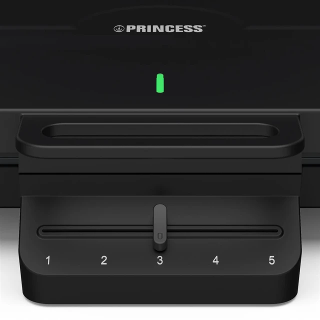 Вафельниця Princess 132384 1200 Вт 10 вафель у формі серця Black (8712836998759)
