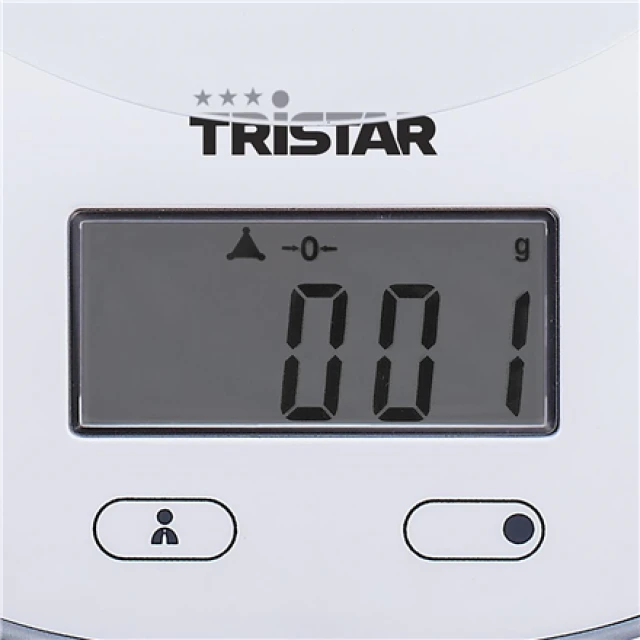 Ваги кухонні Tristar KW-2445 5 кг White (8713016022448)