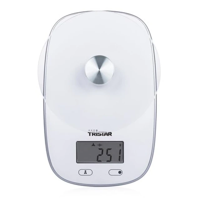 Ваги кухонні Tristar KW-2445 5 кг White (8713016022448)