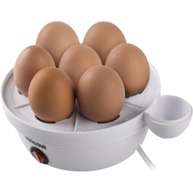 Яйцеварка Tristar EK-3074 350 Вт 7 яєць White (8713016030740)
