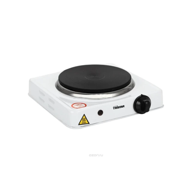 Электроплитка Tristar KP-6185 1 конфорка Black White (8713016061850)