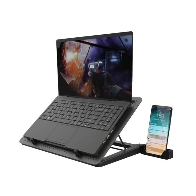 Охлаждающая подставка для ноутбука Trust GXT 1125 Quno (8713439235814)