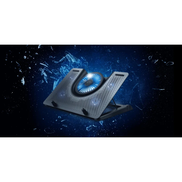 Охлаждающая подставка для ноутбука Trust GXT 1125 Quno (8713439235814)