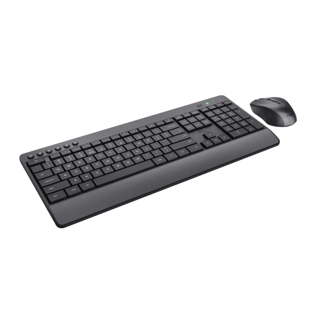 Комплект клавіатура + миша Trust Trezo Wireless Deskset Eco US розкладка (8713439245295)