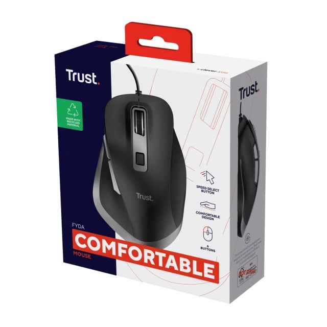 Миша Trust Fyda Wired Eco (8713439247282)
