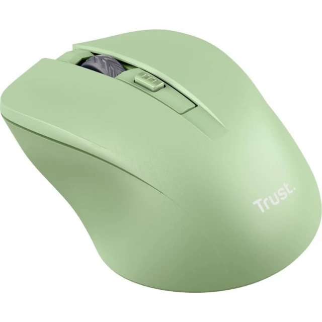 Мышь Trust Mydo Silent беспроводная Green (8713439250428)