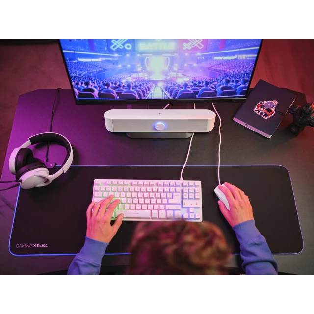 Саундбар Trust GXT619W Thorne RGB White (8713439251104)