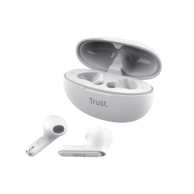 Навушники бездротові Trust Yavi Bluetooth TWS White (25173)