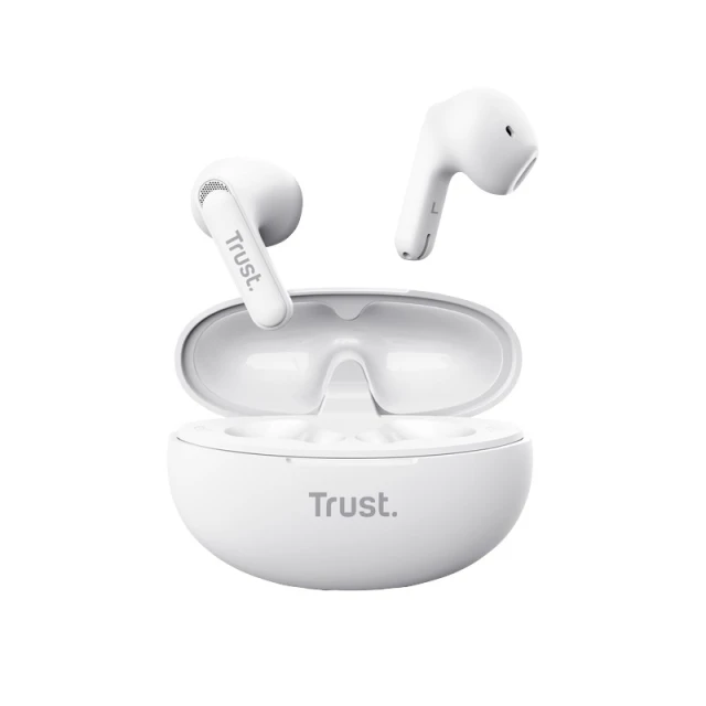 Навушники бездротові Trust Yavi Bluetooth TWS White (25173)