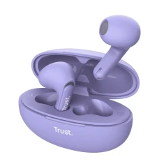 Навушники TWS бездротові Trust Yavi Bluetooth ENC Purple (25299)