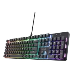 Клавіатура Trust GXT 871 Zora бездротова ігрова US розкладка (8713439255102)