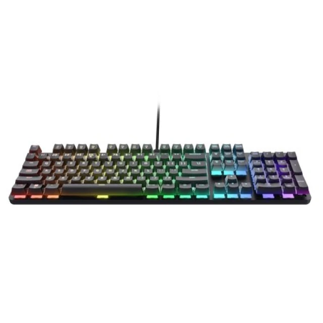 Клавиатура Trust GXT 871 Zora беспроводная игровая US раскладка (8713439255102)