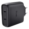 Мережевий зарядний пристрій Trust Maxo GaN 65 Вт 2x USB-C Black (8713439255256)