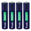 Акумуляторна батарейка Trust USB-C AAA 4 шт (8713439256710)