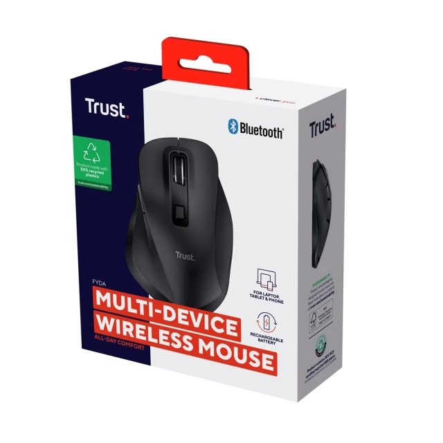 Миша Trust Fyda Black (8713439257083)