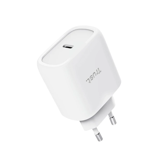 Мережевий зарядний пристрій Trust Maxo GaN USB-C 45 Вт для пристроїв Apple (8713439257212)