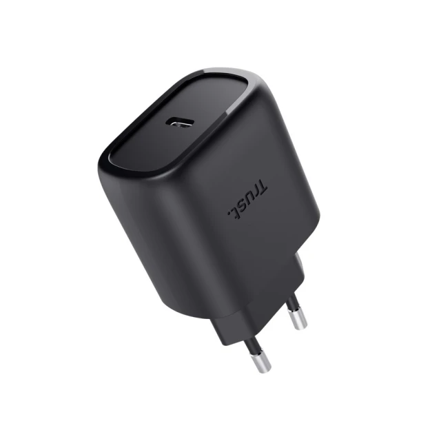 Мережевий зарядний пристрій Trust Maxo GaN USB-C 45 Вт для пристроїв Samsung (8713439257229)