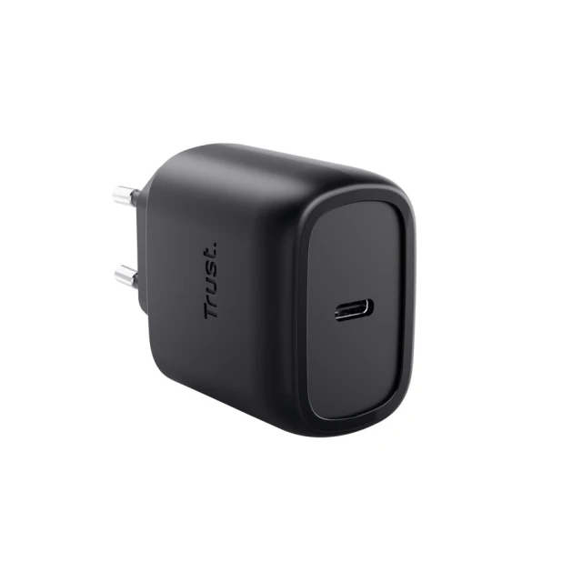 Мережевий зарядний пристрій Trust Maxo GaN USB-C 45 Вт для пристроїв Samsung (8713439257229)