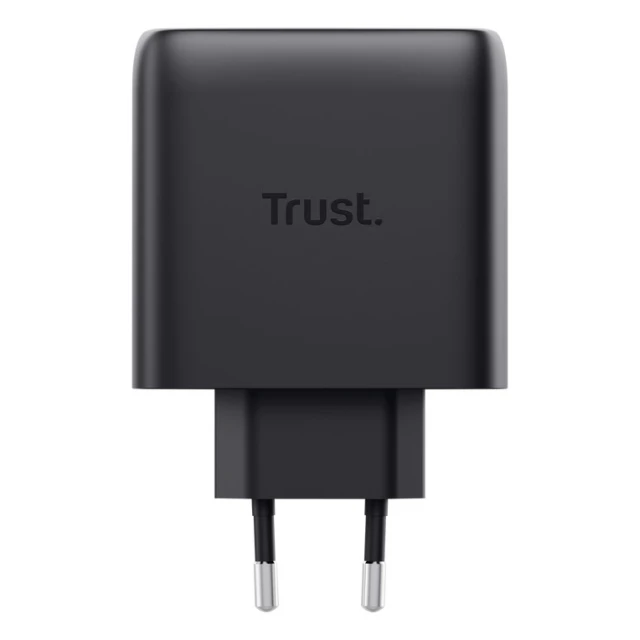 Мережевий зарядний пристрій Trust Maxo GaN 65 Вт 3x USB-C 1x USB-A Black (8713439260670)