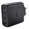 Мережевий зарядний пристрій Trust Maxo GaN 65 Вт 3x USB-C 1x USB-A Black (8713439260670)