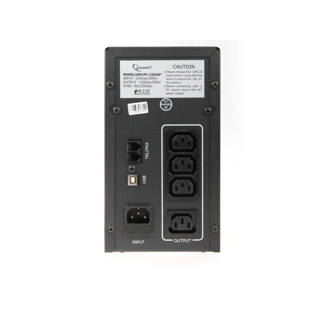 ДБЖ Gembird EnerGenie UPS-PC-1202AP 1200 VA 220 В (8716309047814)