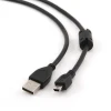 Кабель Cablexpert USB 2.0 AM — Mini USB 1,8 м Black (CCF-USB2-AM5P-6)