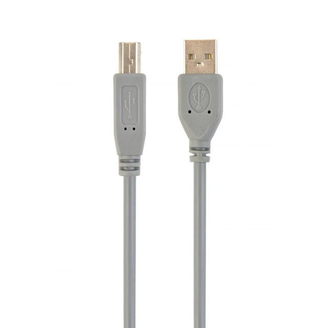 Кабель Cablexpert USB 2.0 A-B 1,8 м Grey (CCP-USB2-AMBM-6G)