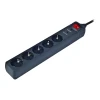 Мережевий фільтр EnerGenie SPG5-C-10 5 розеток 3 м Black (8716309065504)