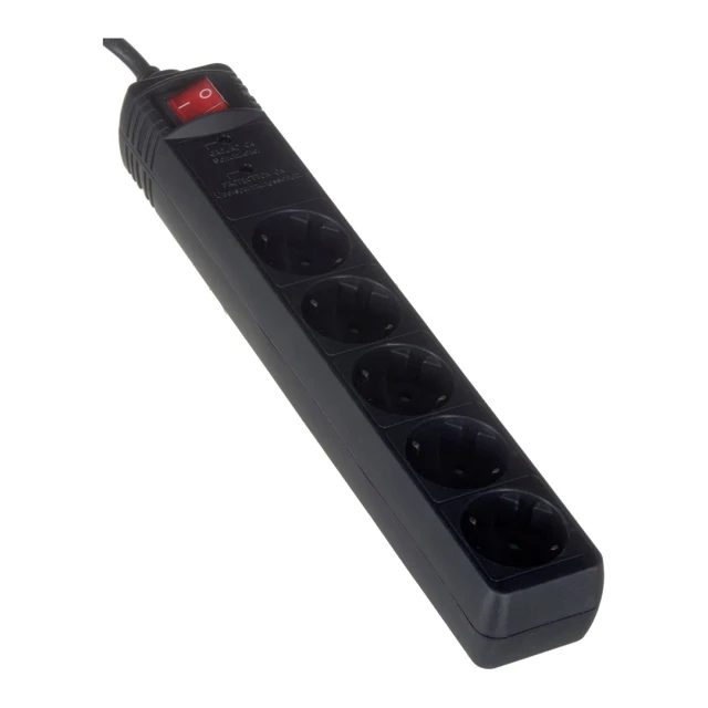 Мережевий фільтр EnerGenie SPG5-C-15 5 розеток 4,5 м Black (8716309065511)
