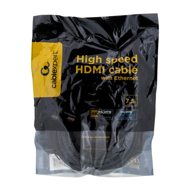 Кабель Gembird CC-HDMI4-7.5M HDMI — HDMI 7.5 м Black (8716309065849)