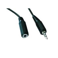 Подовжувач аудіо Cablexpert Jack 3,5 мм 3 м Black (CCA-423-3M)