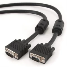 Кабель Gembird CC-PPVGA-10M-B VGA HD D-Sub (HD-15) M — VGA HD D-Sub (HD-15) M 10 м Black (8716309074209)