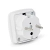 Адаптер Gembird A-AC-UKEU-001 UK на EU Schuko 7.5 А White (8716309079358)