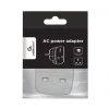 Адаптер Gembird A-AC-UKEU-001 UK на EU Schuko 7.5 А White (8716309079358)