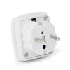 Адаптер Gembird A-AC-UKEU-001 UK на EU Schuko 7.5 А White (8716309079358)