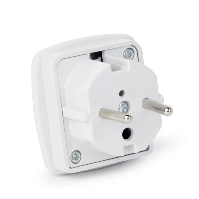Адаптер Gembird A-AC-UKEU-001 UK на EU Schuko 7.5 А White (8716309079358)