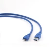 Кабель Gembird CCP-MUSB3-AMBM-0.5M USB A M — Micro USB M 0.5 м Blue (8716309080309)