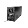 Джерело безперебійного живлення EnerGenie з USB та LCD-дисплеєм 850 VA 220 В Black (8716309080842)