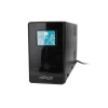 Джерело безперебійного живлення EnerGenie з USB та LCD-дисплеєм 850 VA 220 В Black (8716309080842)