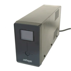 Джерело безперебійного живлення EnerGenie з USB та LCD-дисплеєм 850 VA 220 В Black (8716309080842)