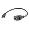 Кабель Cablexpert OTG USB A F на Micro-USB B M 0,15 м (A-OTG-AFBM-03)