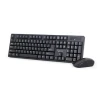 Комплект клавіатура + миша Gembird KBS-W-01 бездротовий US розкладка Black (8716309091534)