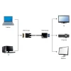 Адаптер Gembird A-DVID-VGAF-01 DVI-D M на D-Sub (VGA) F 0.2 м Black (8716309096454)