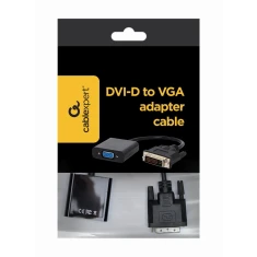 Адаптер Gembird A-DVID-VGAF-01 DVI-D M на D-Sub (VGA) F 0.2 м Black (8716309096454)