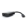 Адаптер Cablexpert USB Type-C M на HDMI F 0,15 м Black (A-CM-HDMIF-01)