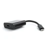 Адаптер Cablexpert USB Type-C M на HDMI F 0,15 м Black (A-CM-HDMIF-01)