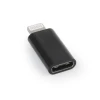 Адаптер Gembird USB Type-C (M) на Apple Lightning (F) Black (8716309098793)
