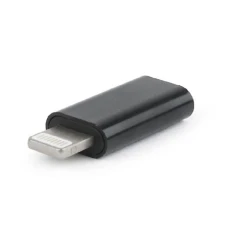 Адаптер Gembird USB Type-C (M) на Apple Lightning (F) Black (8716309098793)